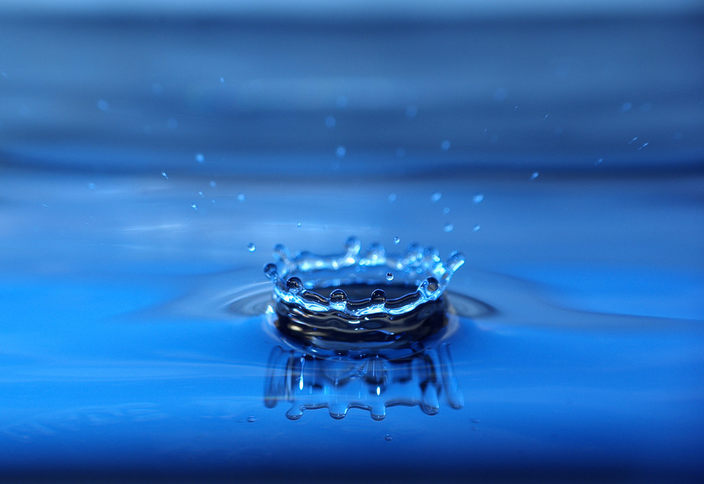 (Day 131) - Water Crown with a Touch of Bokeh by cjphoto