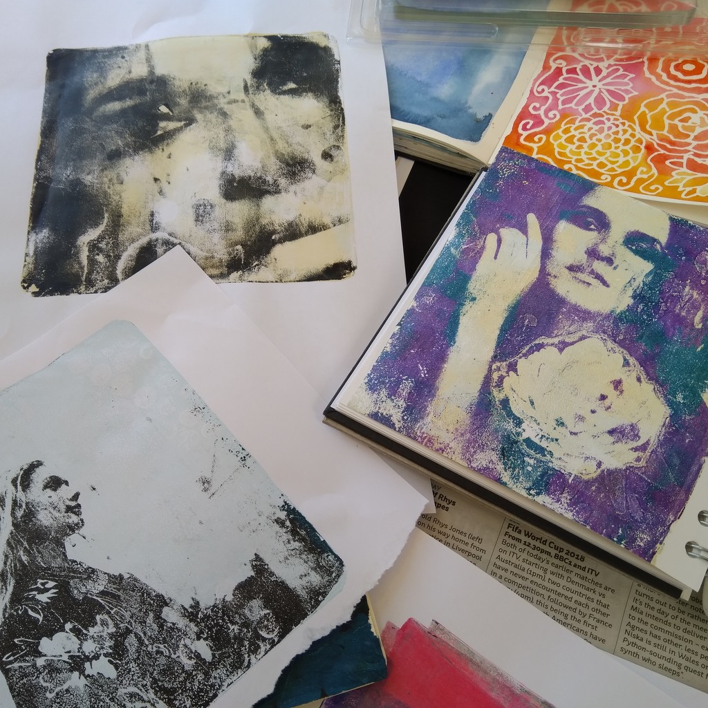 Image transfer using gelli plate by cpw