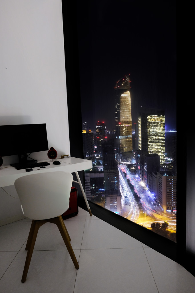 Living room view, Abu Dhabi by stefanotrezzi