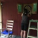 Putting up the dart board by margonaut