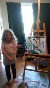 6th Jul 2018 - Zoe and Her Masterpiece!
