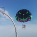 My sister and father went parasailing by nami