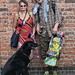 100 Strangers : Round 2 : No. 134 : Ellie , Grizz and Riddick the dog by phil_howcroft