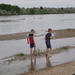 two cousins playing in the Rio Grande by bigdad