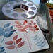 Playing with watercolour in the shade in the garden  by cpw