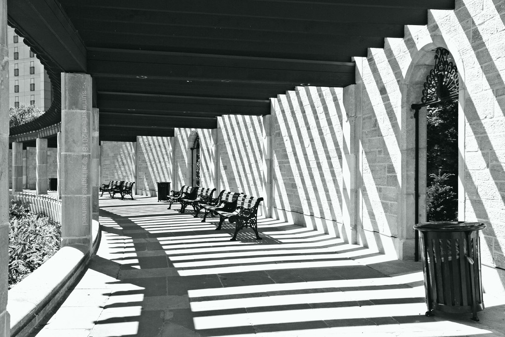 the pergola at oakes garden, niagara falls by summerfield