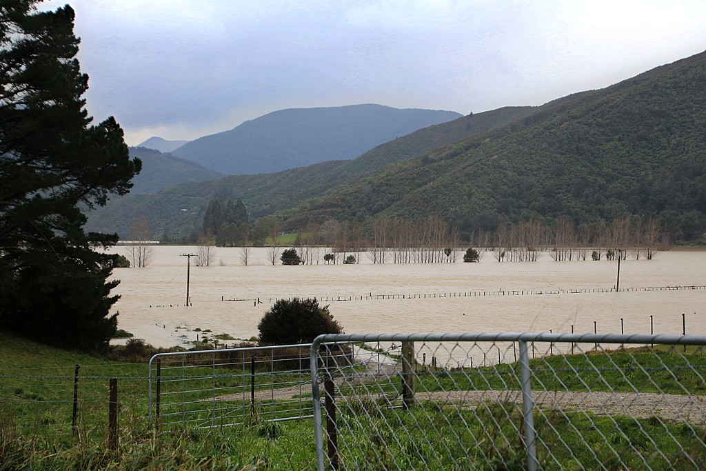 Flooded fields by kiwinanna