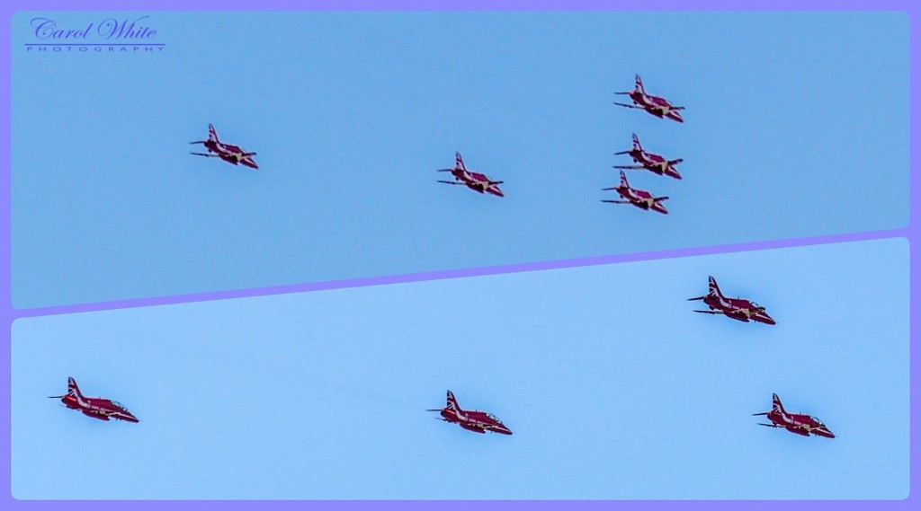 The Red Arrows...100th Anniversary Of The R.A.F. by carolmw