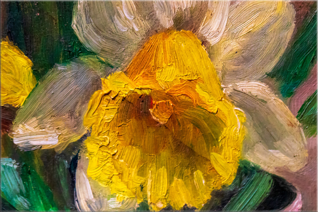 daffodil painting by jernst1779