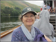 9th Jul 2018 - Grace55 on a boat on Lake Ullswater.