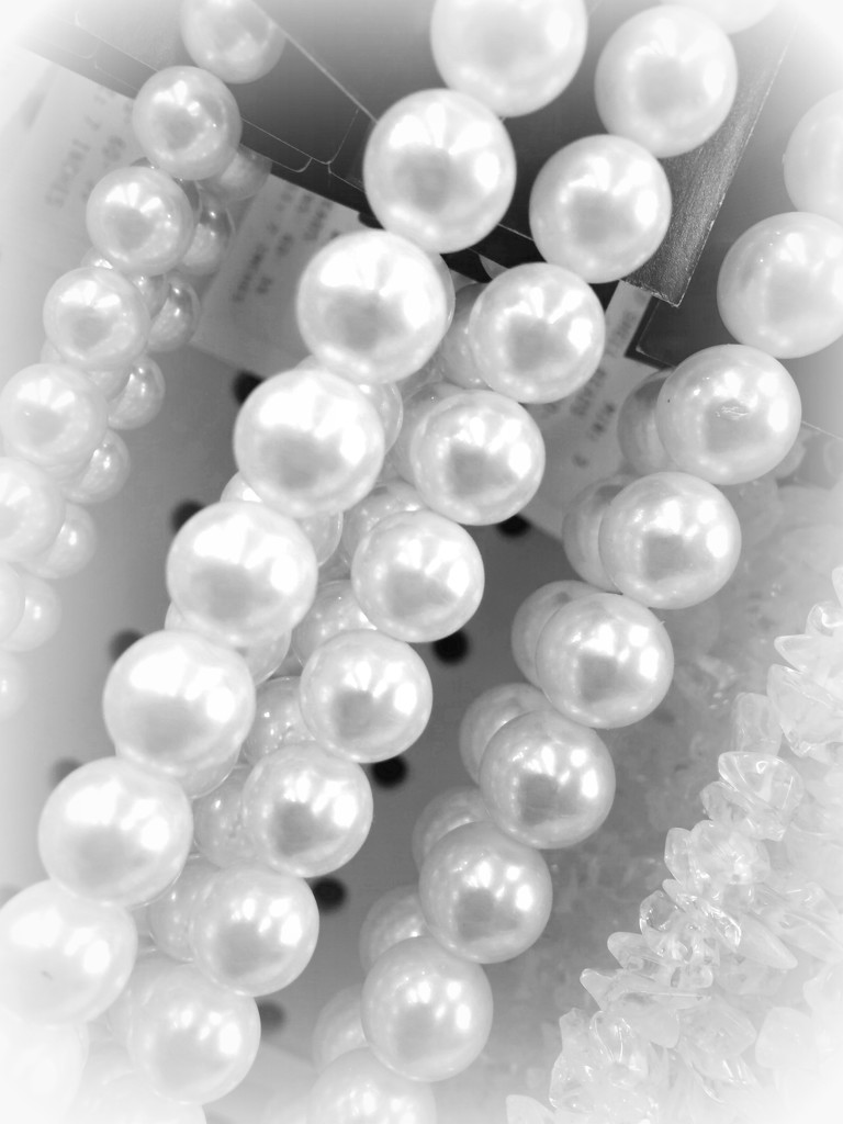 White pearls by homeschoolmom