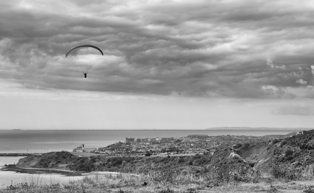 Flying High over Folkestone by fbailey