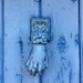 Blue hand.  by cocobella