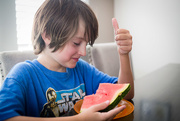 18th Jul 2018 - Thumbs Up for Watermelon