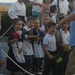 Another parade. The smallest children walked inside a rope to keep them together.  by chimfa