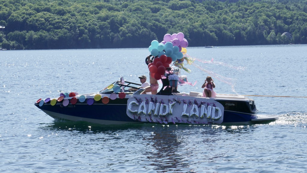 July 4th Boat Parade at Lake Willoughby, VT by swagman