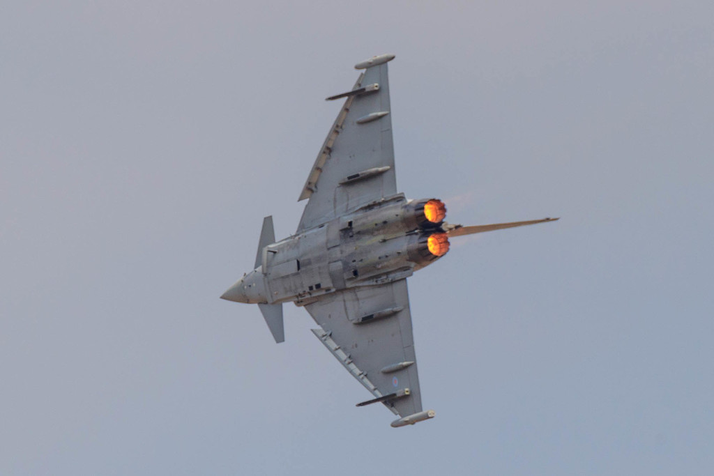 RAF Coningsby-Jim with the burners on by padlock