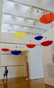 25th Jul 2018 - Umbrellas in the air at the Winnie-The-Pooh Exhibit High Museum Atlanta