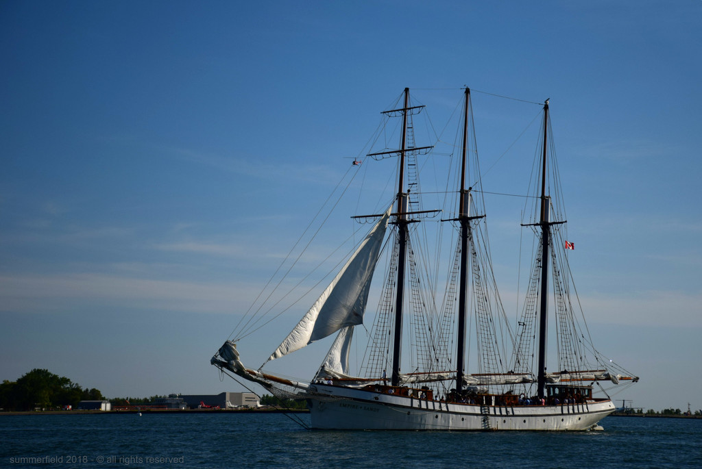 the empire sandy, a tall ship by summerfield