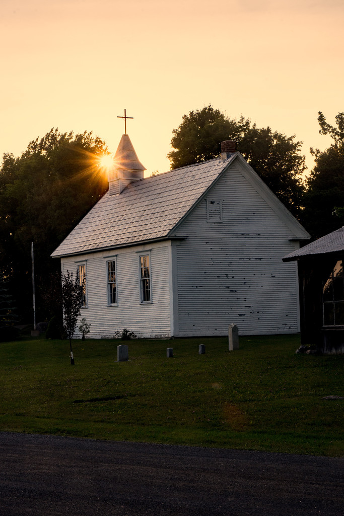 Sunburst Church  by farmreporter