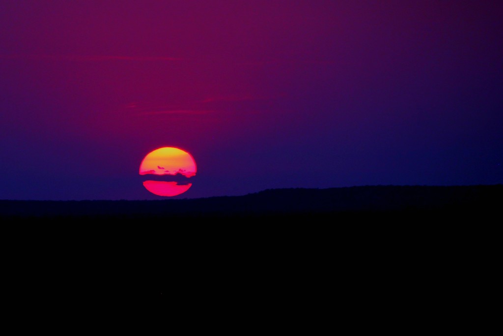 Pac Man Sunset? by judyc57