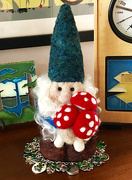29th Jul 2018 - My Good Luck Needle Felted Gnome