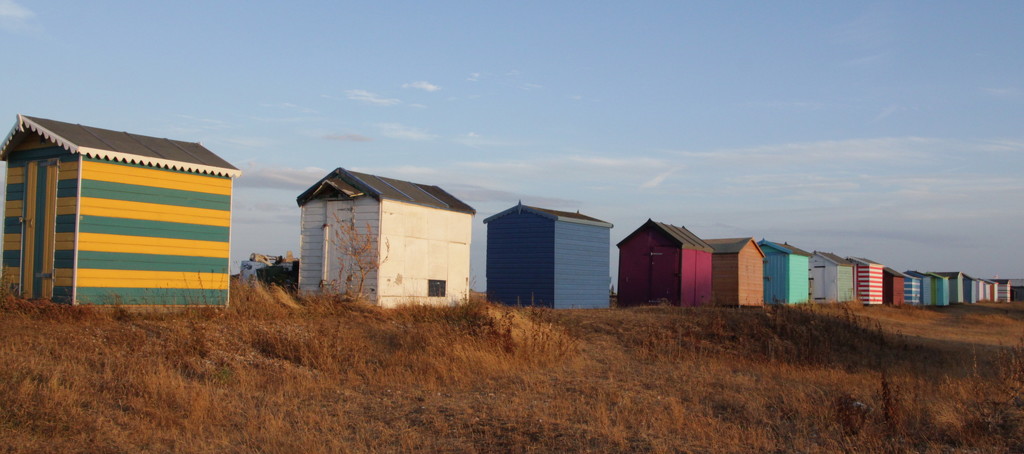 Beach huts near Dungeness by busylady