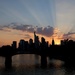 Sunset in Frankfurt by vincent24