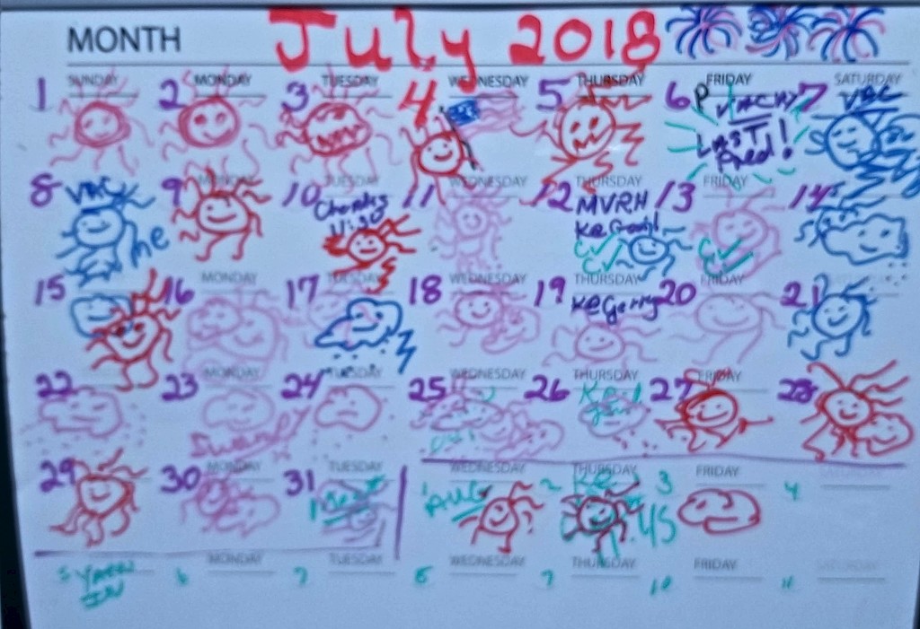 July 2018 Whiteboard. by meotzi