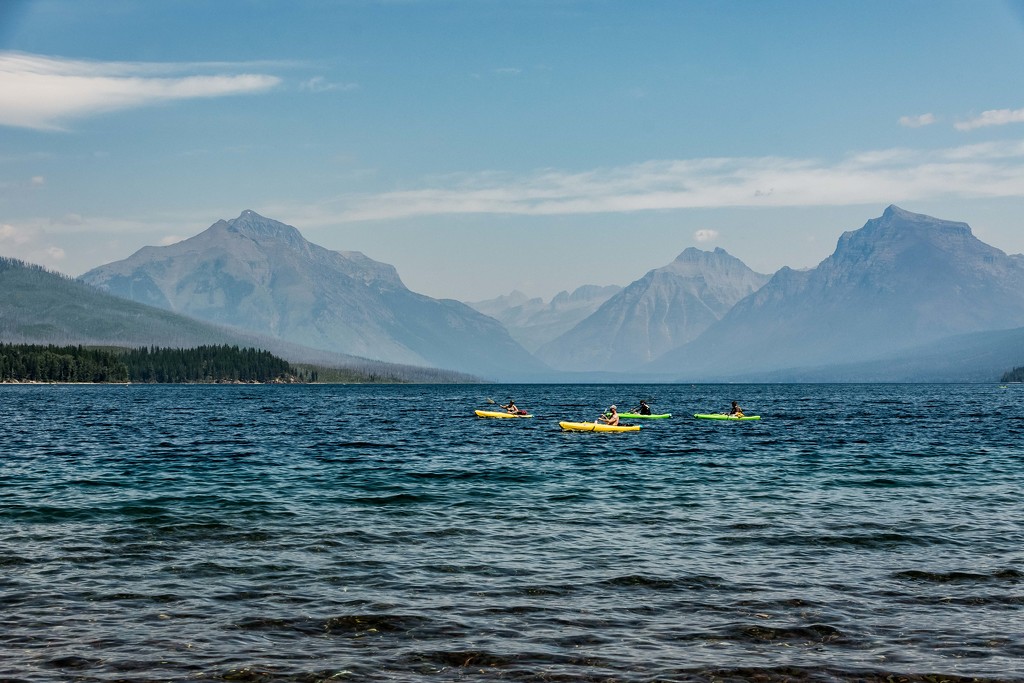 McDonald Lake Kayakers by 365karly1