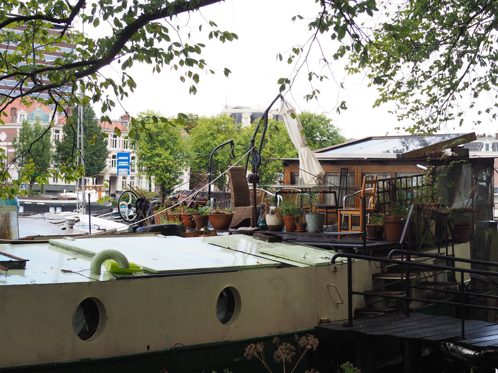 Garden on a barge. by jacqbb