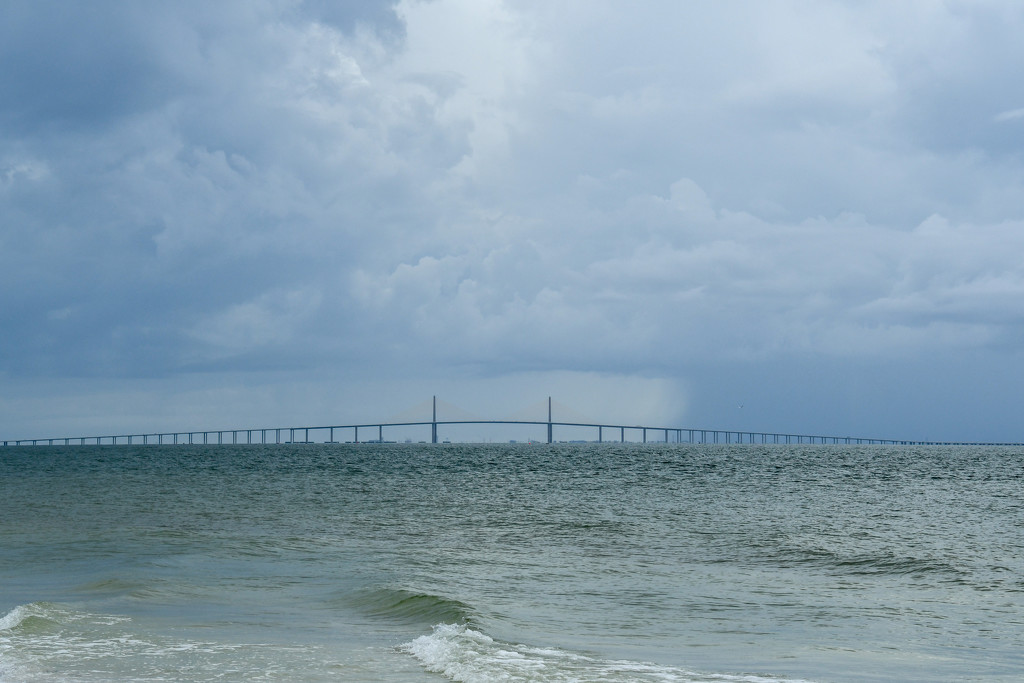 No Sunshine for the Skyway Bridge by danette
