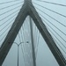 The Zakim Bridge in the fog by berelaxed