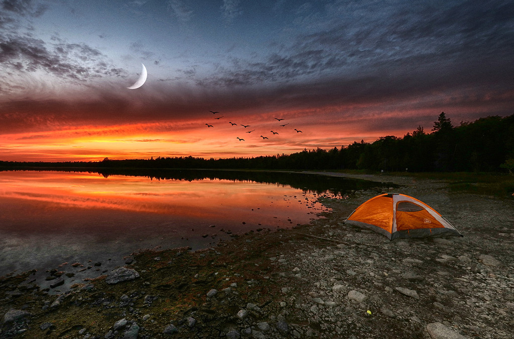 Moonlight Camping ... by pdulis
