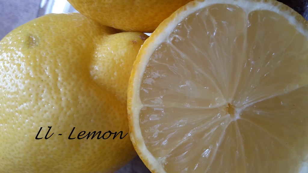 L is the letter, Lemon is the word of the day by ideetje