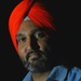Sikh with a red turban  by caterina