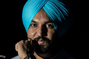 16th Aug 2018 - Sikh with a turquoise turban