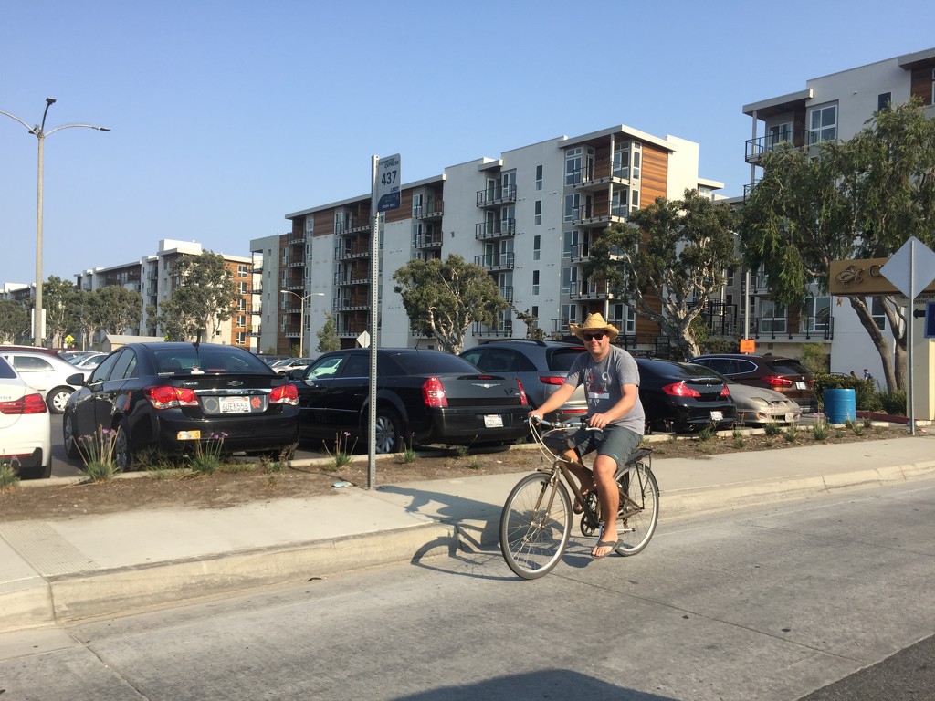 Santa Monica biker dude by jshewman