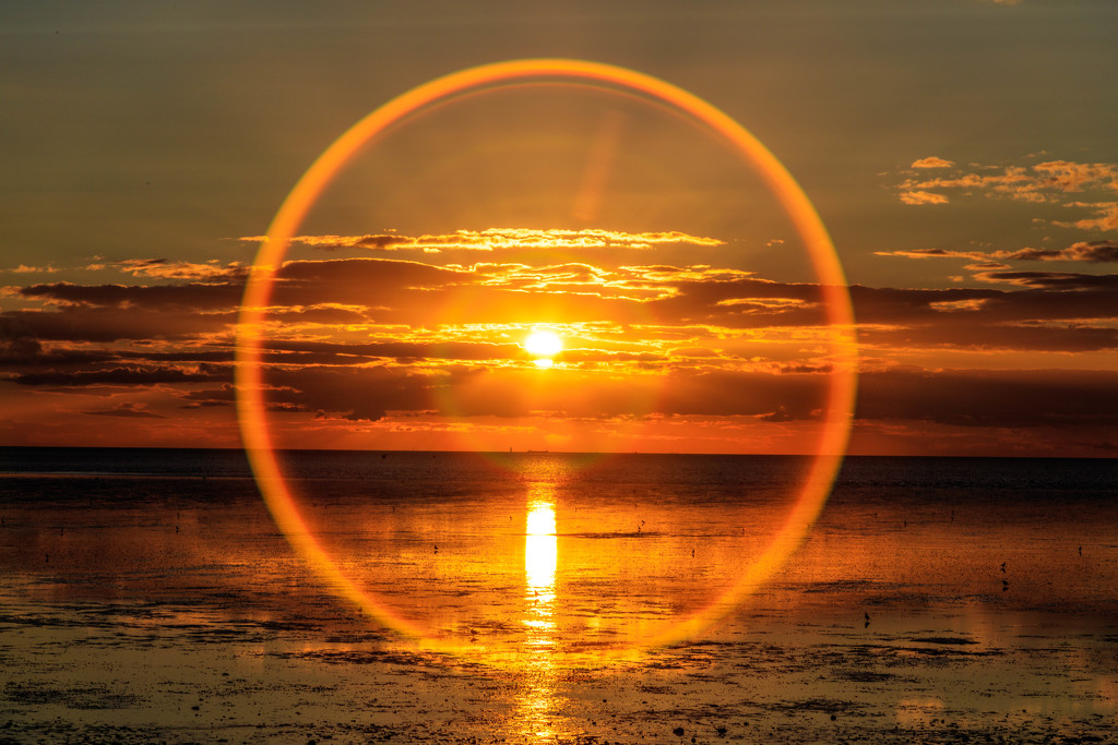 Sun ring Snettisham by padlock