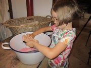 28th Aug 2018 - Granddaughter Making Soap Flakes