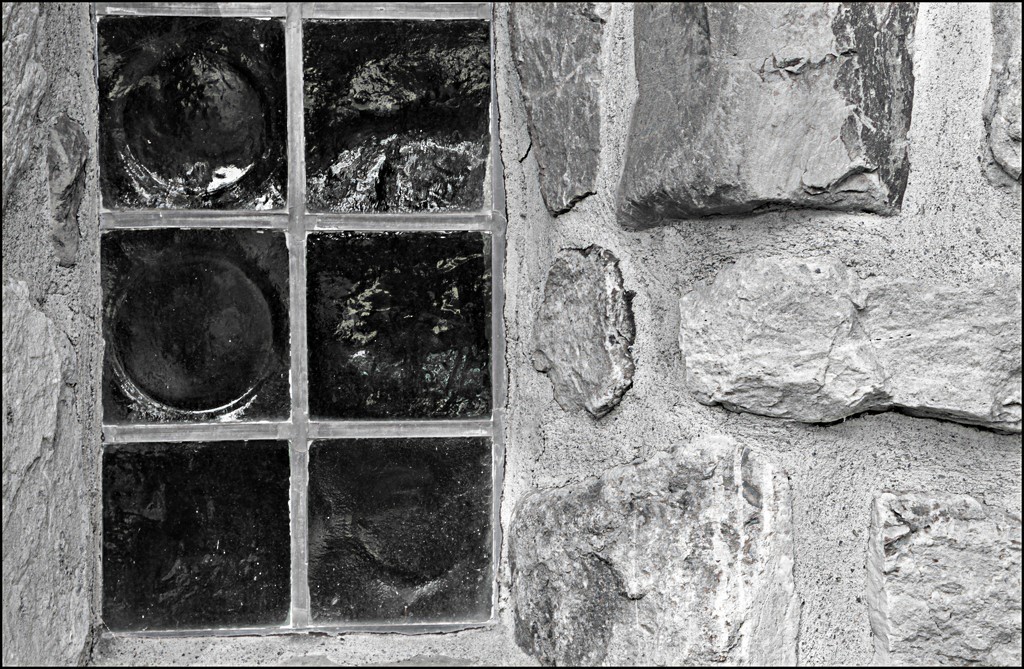 Glass and Stone (black and white) by olivetreeann
