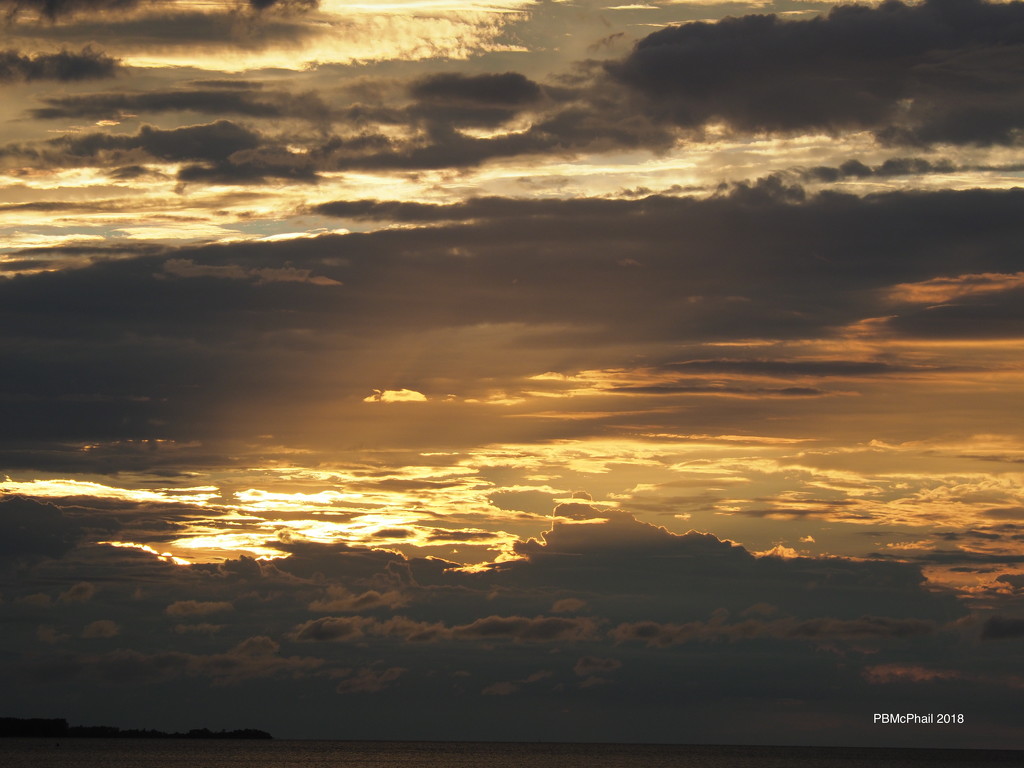 Gold Clouds to the East by selkie