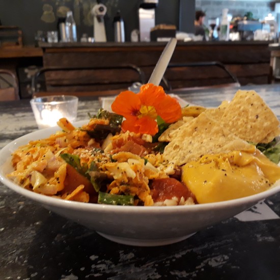 Chilli bowl and nasturtium by Sarah Bremner · 365 Project