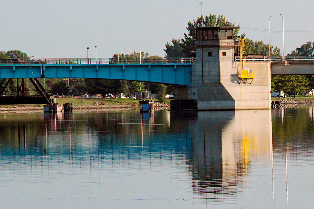 Bridge Over the Saginaw River by jaybutterfield