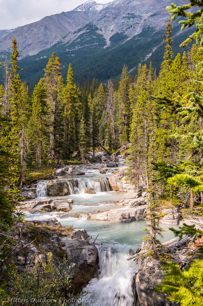 River & Waterfall in BC by dridsdale
