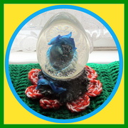 13th Sep 2018 - Dolphins paperweight.