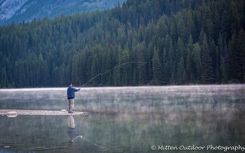 Early morning fly fishing  by dridsdale