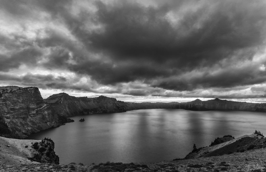Heavy Cloud Over the Lake  by jgpittenger