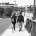Companions on Pont d’Eléanor d'Aquitaine over the River Vienne by s4sayer