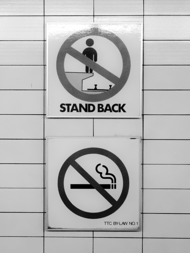 stand back and don't smoke by northy